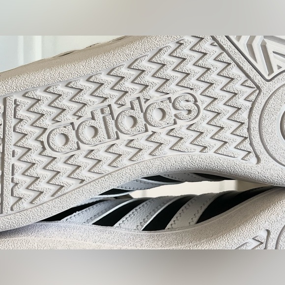 Adidas Hoops 4.0 Mid Men's Black and White Basketball Sneakers - Picture 8 of 12